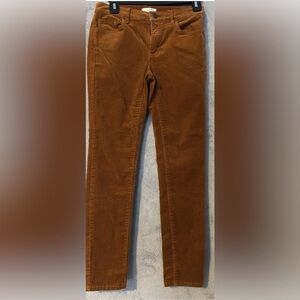 LOFT Rust Corduroy Pants